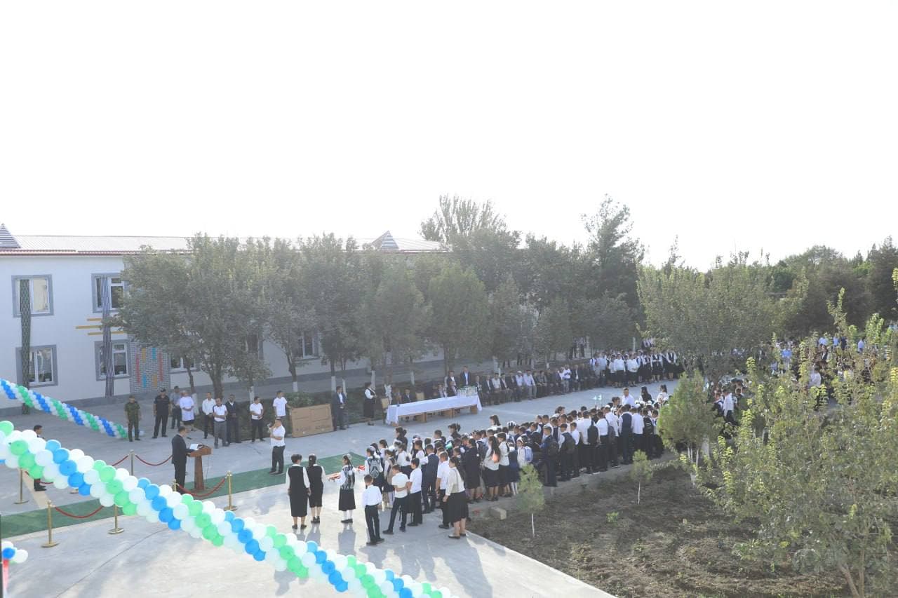 QIZILTEPADAGI MAKTABLARDA YANGI O‘QUV YILIDA 25480 O‘QUVCHI O‘QIYDI