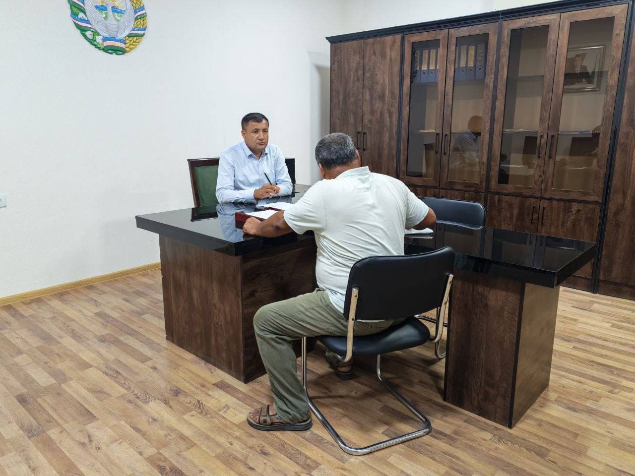 NAVBATDAGI QABULLAR O'TKAZILDI