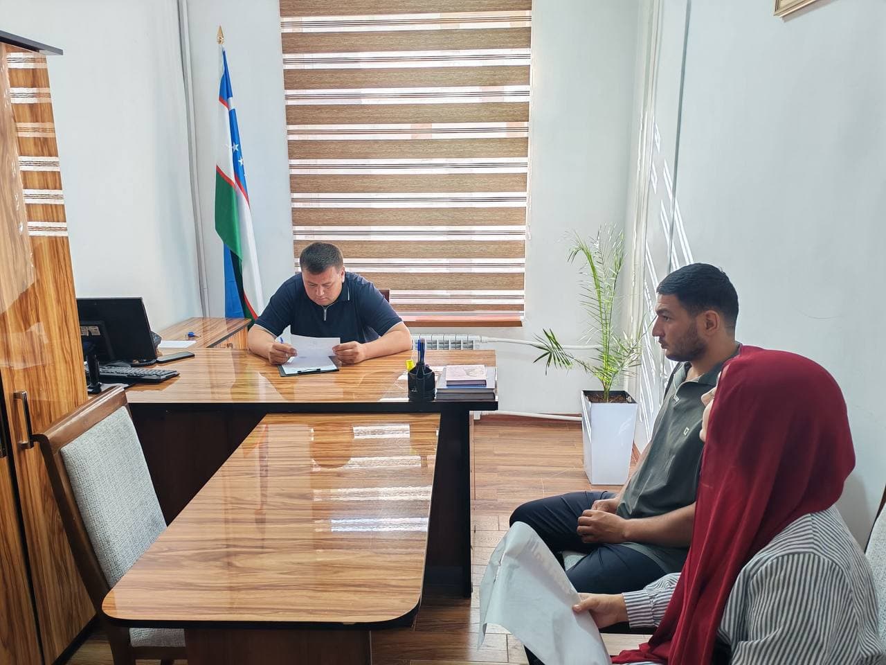 NAVBATDAGI QABULLAR O'TKAZILDI