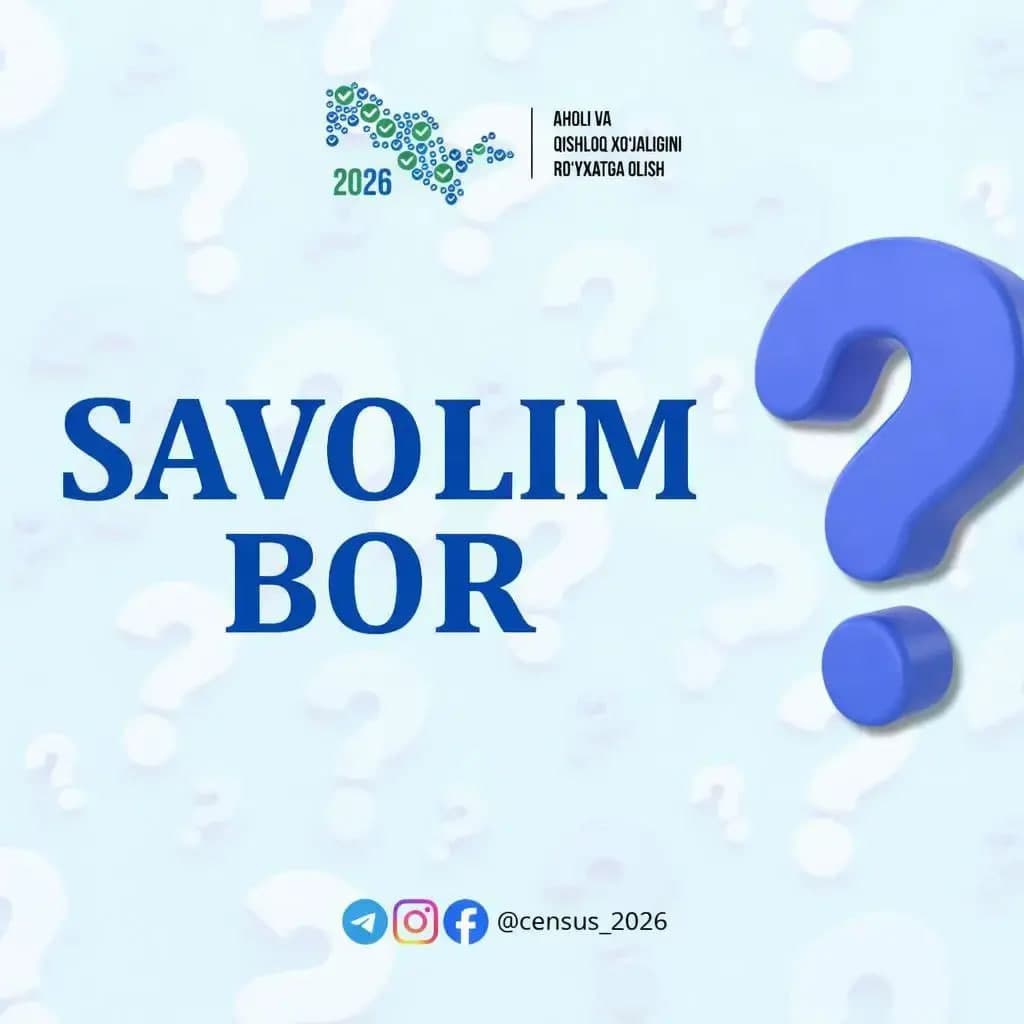 Aholi va qishloq xo‘jaligini ro‘yxatga olish