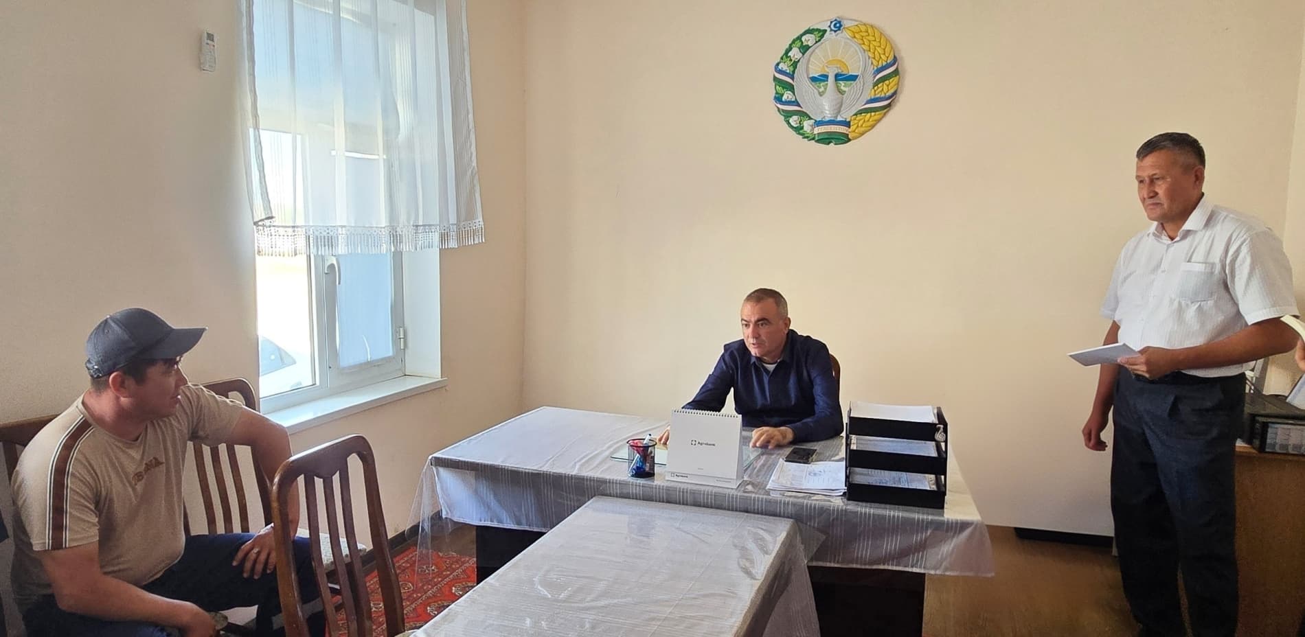 TUMAN HOKIMINING NAVBATDAGI QABULI "QARAQATA" OVUL FUQAROLAR YIG'INIDA O'TKAZILDI