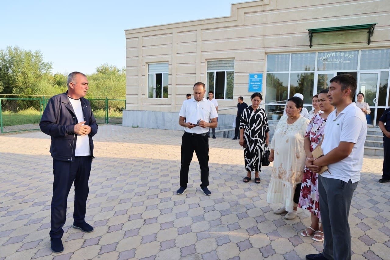 TUMAN HOKIMINING NAVBATDAGI QABULI "SHO'RTEPA" MAHALLA FUQAROLAR YIG'INIDA O'TKAZILDI