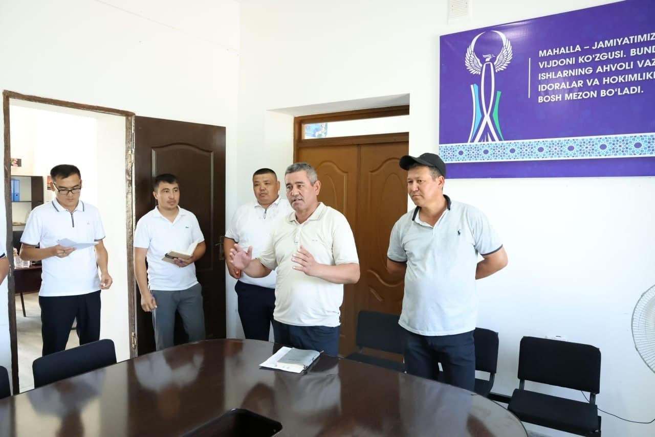 TUMAN HOKIMINING NAVBATDAGI QABULI "SHO'RTEPA" MAHALLA FUQAROLAR YIG'INIDA O'TKAZILDI