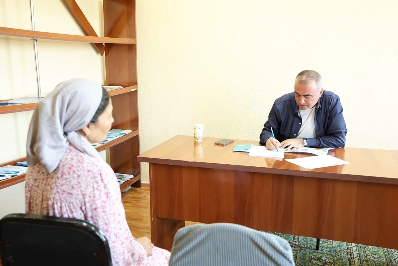 TUMAN HOKIMI NAVBATDAGI SHAXSIY QABULINI "SHO'RKO'L" MAHALLA FUQAROLAR YIG'INIDA O'TKAZDI