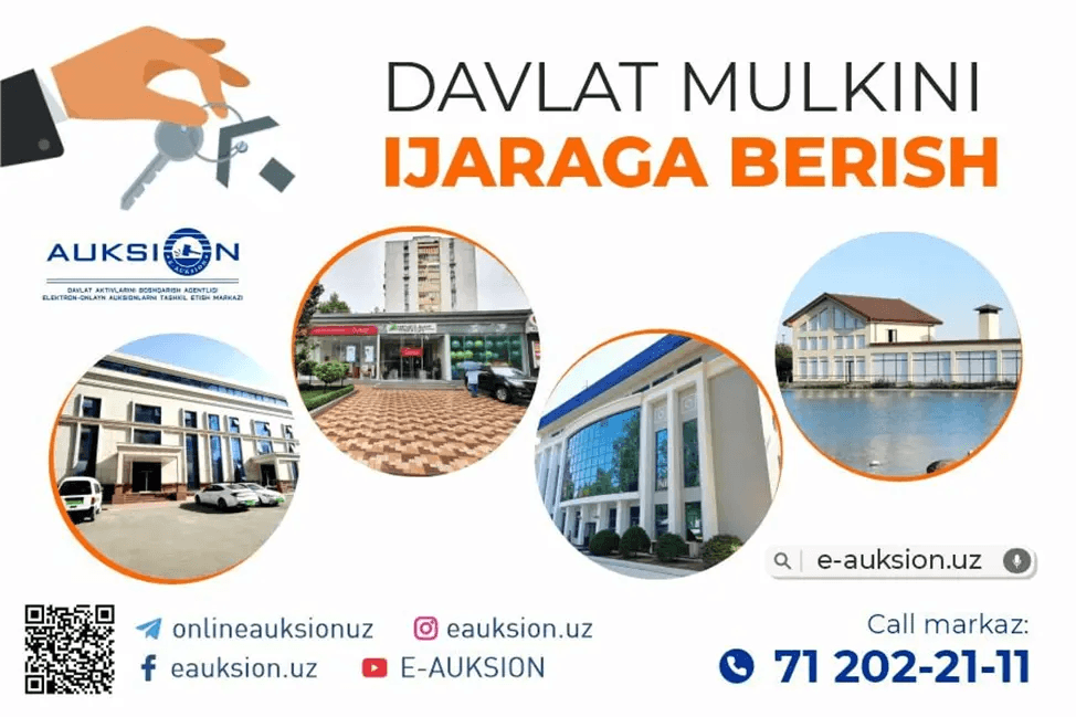 Davlat mulki obyektlarini ijaraga olish tartibi