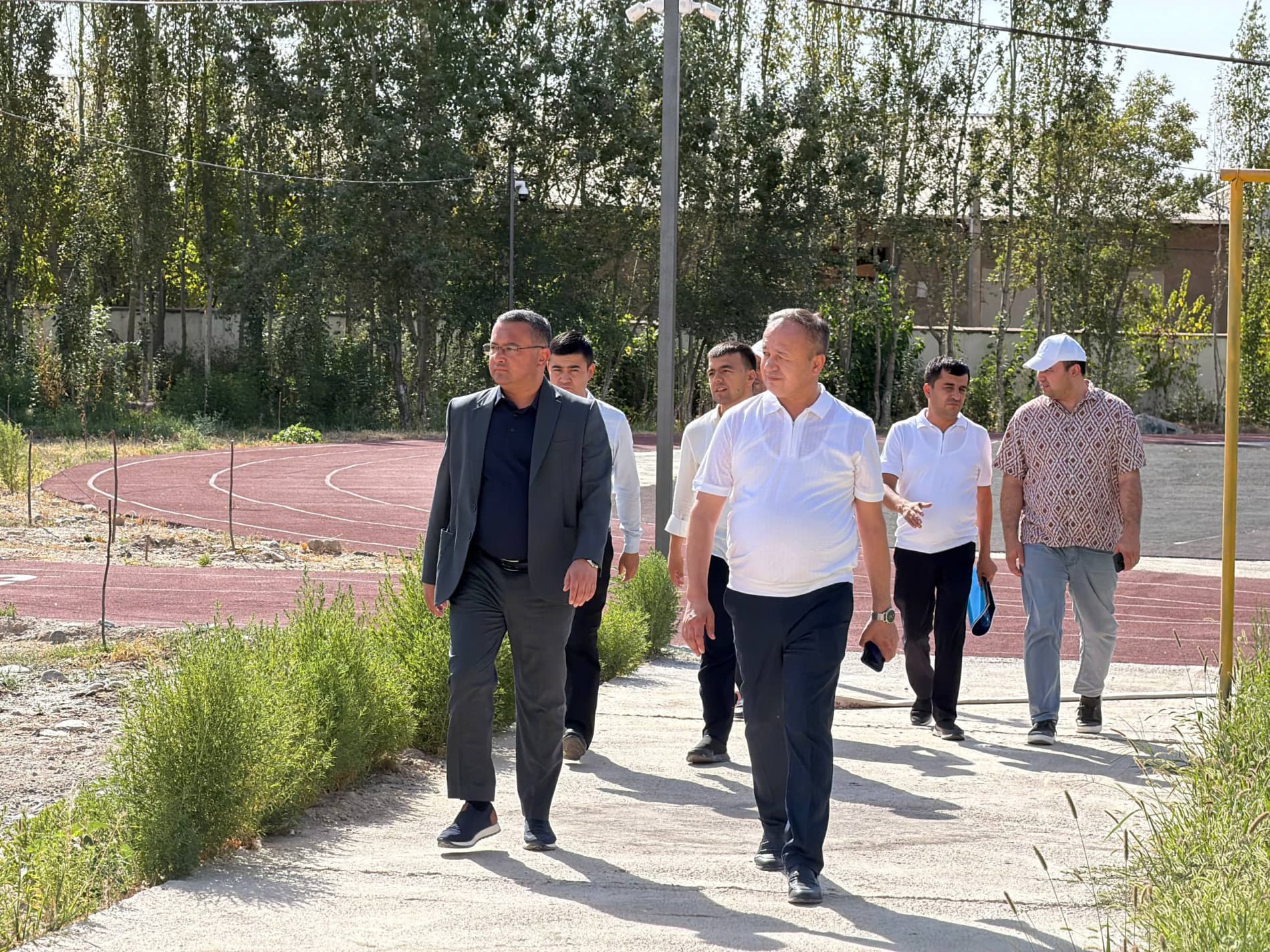 #Mustaqillik_35_yil Shahrisabz shahar hokimi institutdagi bunyodkorlik ishlari bilan tanishdi