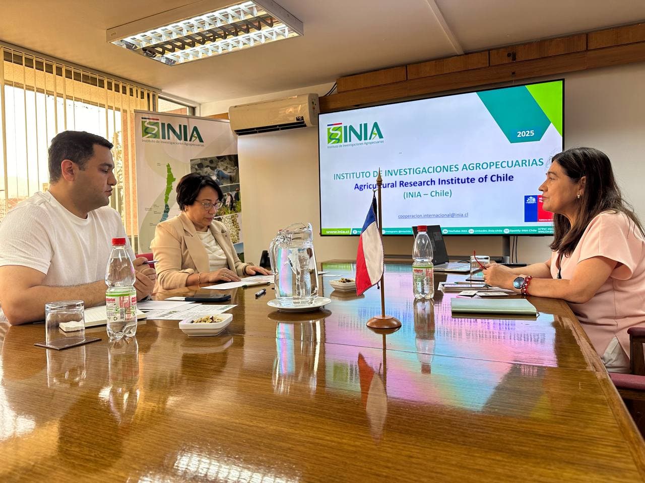 Налаживаются партнерские связи с Чилийским институтом сельскохозяйственных исследований