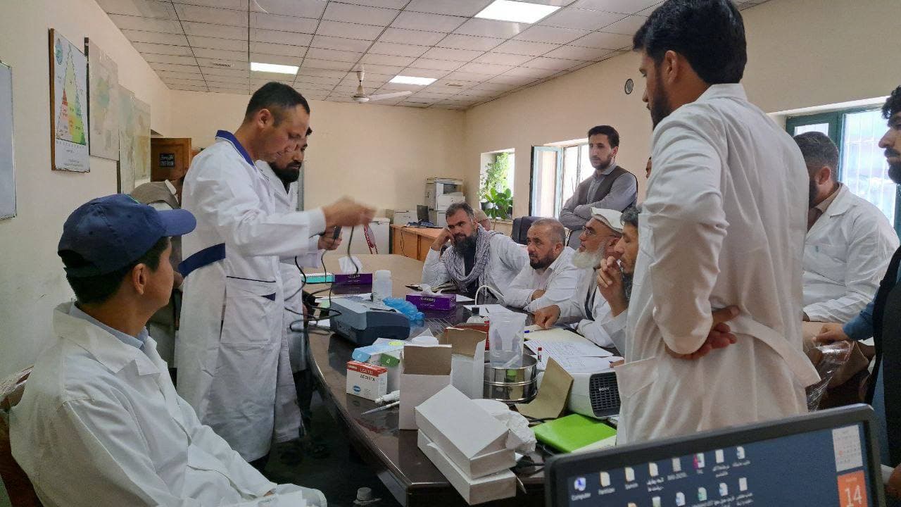 В Афганистане проводятся учебные занятия по теме «Почвенная клиника»