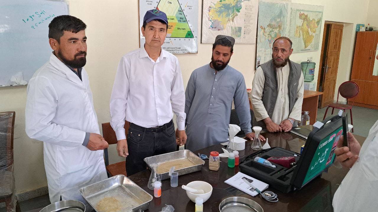 В Афганистане проводятся учебные занятия по теме «Почвенная клиника»