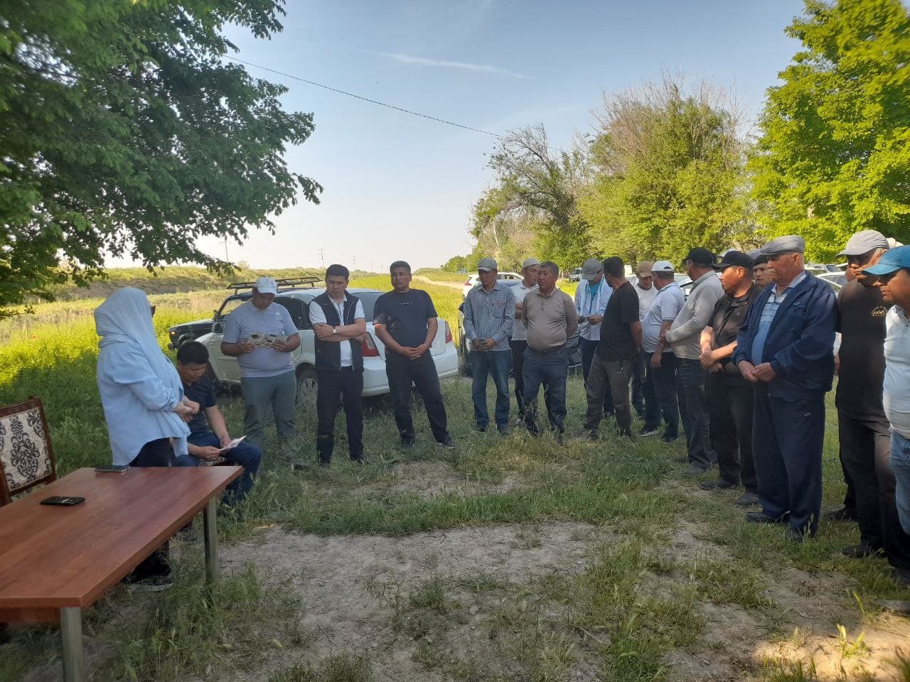 В Сардобе проведён практический семинар-тренинг по выращиванию хлопчатника