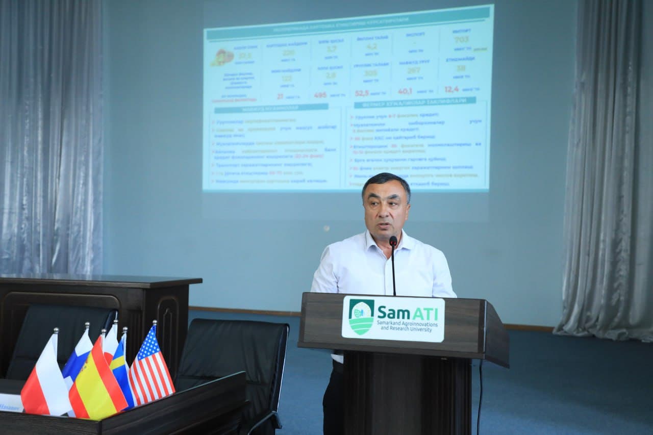 Самарканд: Международный семинар по картофелеводству