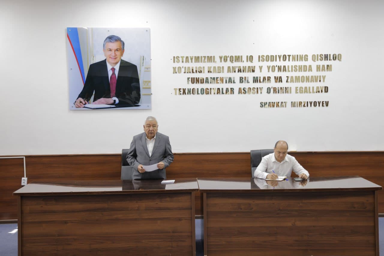 Qishloq xo‘jaligi vazirligida navbatdagi ma’rifat soati bo‘lib o‘tdi