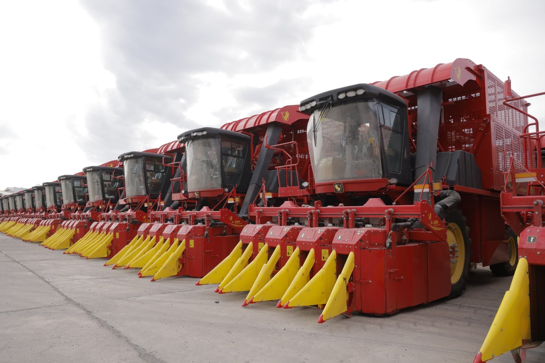 Farg‘onada zamonaviy paxta terish texnikalari yig‘ilmoqda