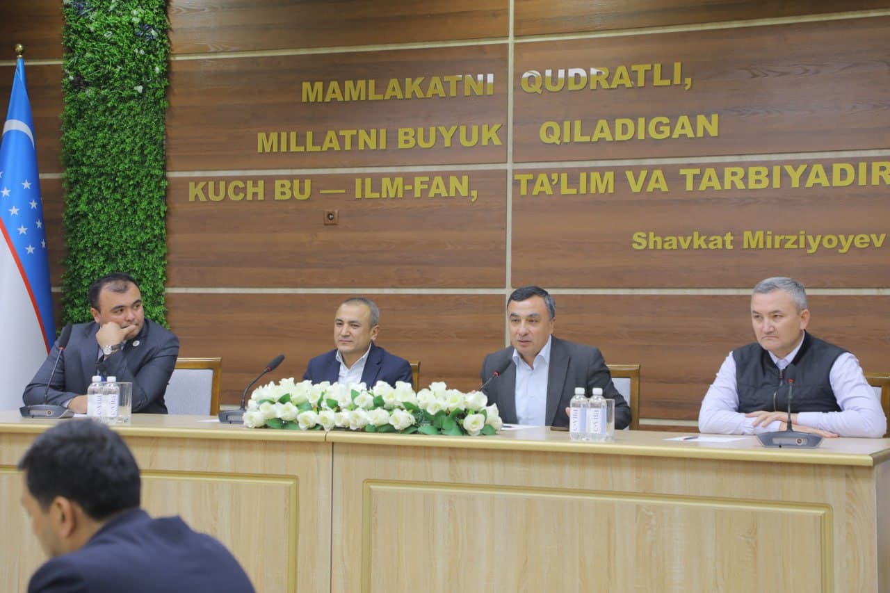 В Ташкентском государственном аграрном университете состоялся открытый диалог с молодёжью