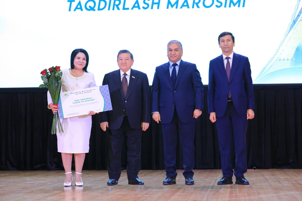 “Eng namunali tuman va shahar” tanlovining Respublika bosqichida Qamashi tumani 1-o'rinni egalladi