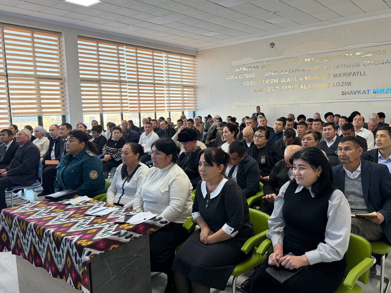 Қамаши туманида маънавий-маърифий учрашув бўлиб ўтди