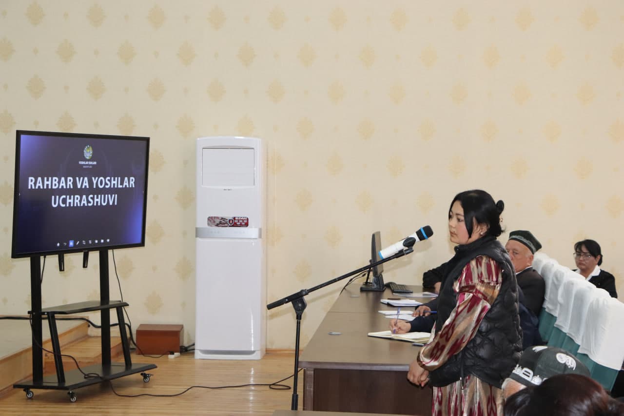Rahbar va yoshlar uchrashuvi o‘tkazildi