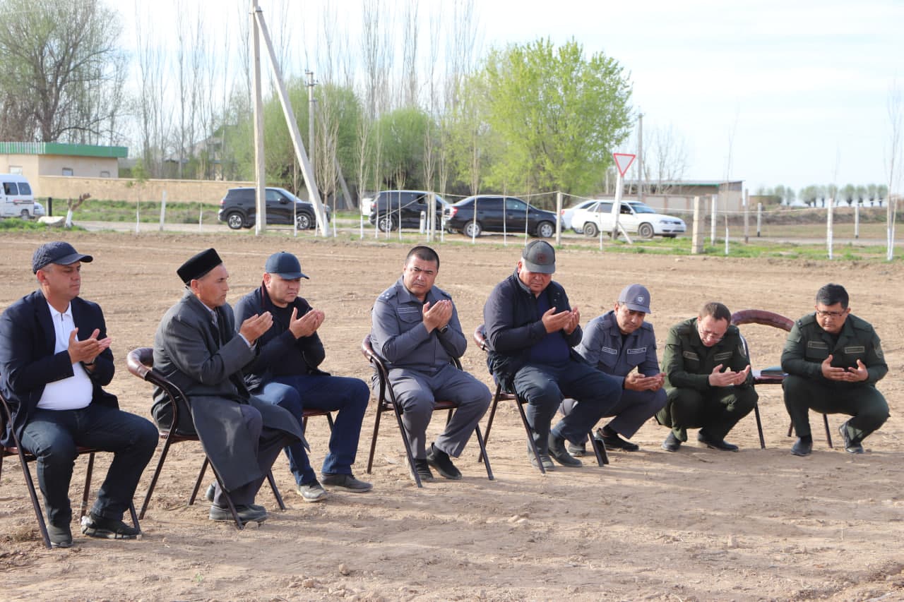 Qamashi tumanida chigit ekish bo‘yicha amaliy seminar o‘tkazildi