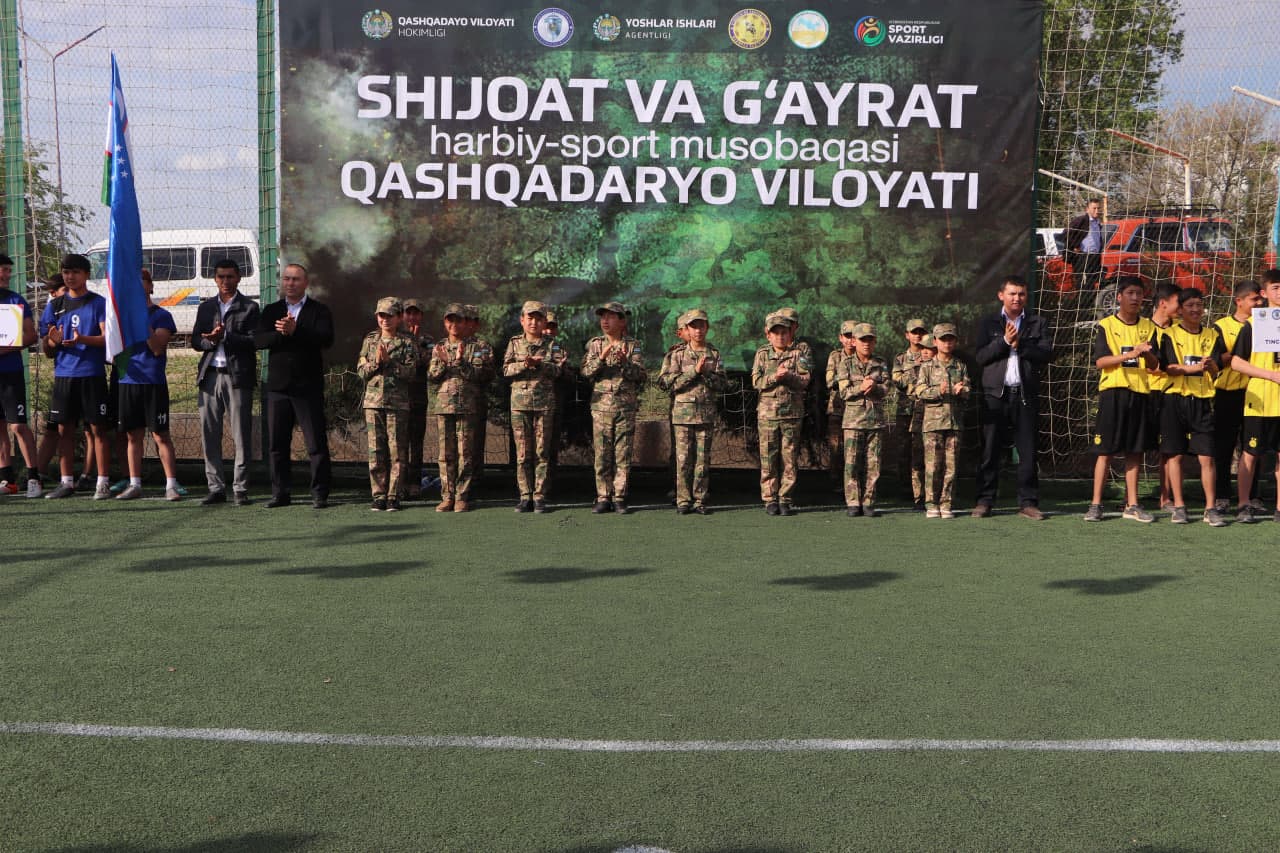 Qamashi tumanida DXX kubogi va “Shijoat va g‘ayrat” sport musobaqalariga start berildi