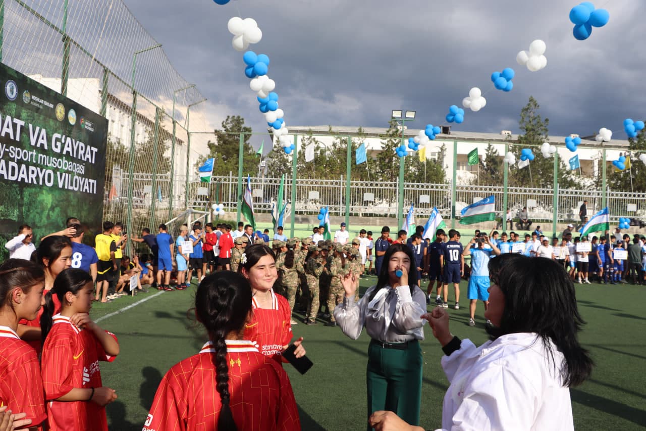 Qamashi tumanida DXX kubogi va “Shijoat va g‘ayrat” sport musobaqalariga start berildi
