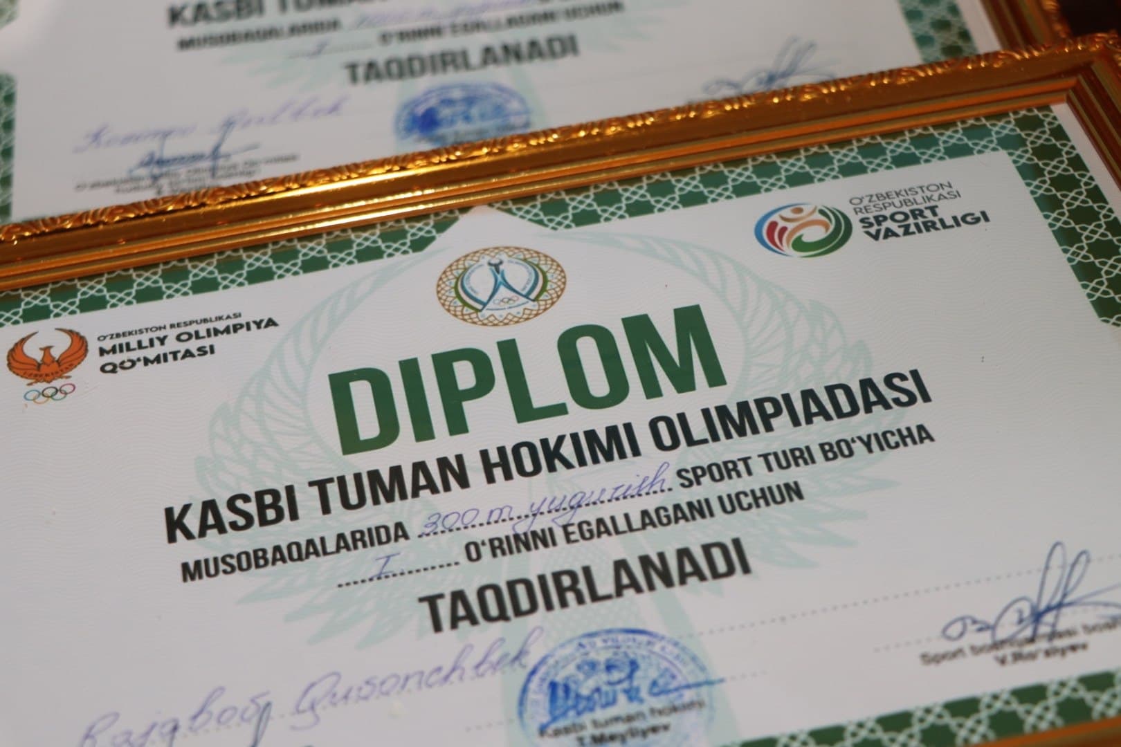 Kasbi tumanida “Prezident Olimpiadasi” doirasidagi sport musobaqalari g‘oliblari taqdirlandi