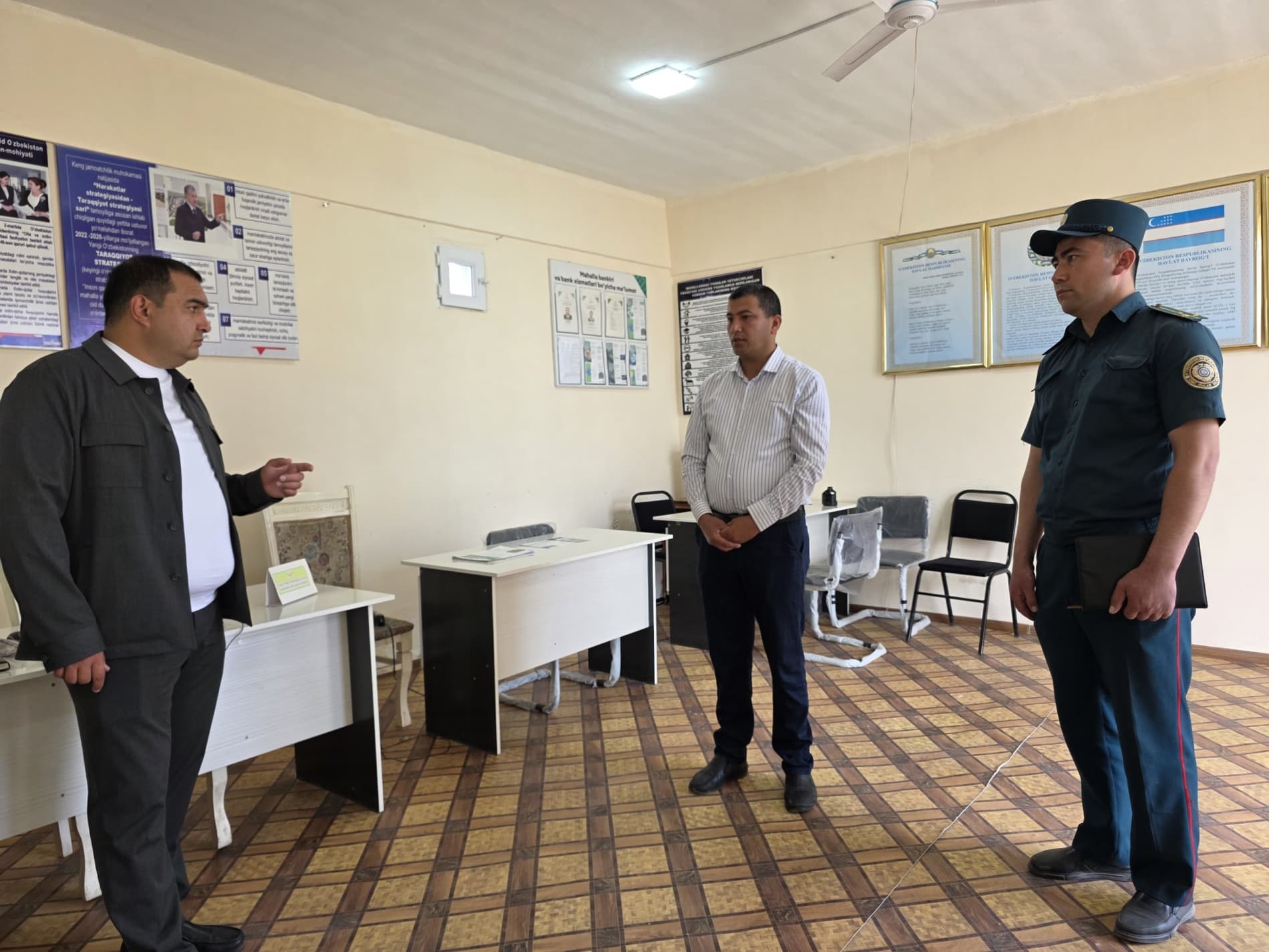 Tumanda olib borilayotgan ishlar o‘rganildi.