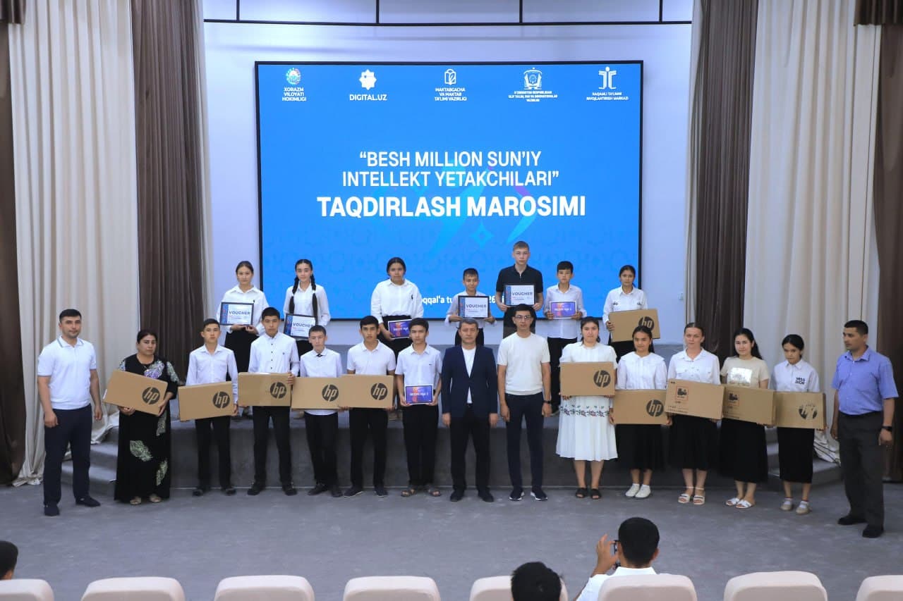 Sun'iy intellekt yetakchilari taqdirlandi