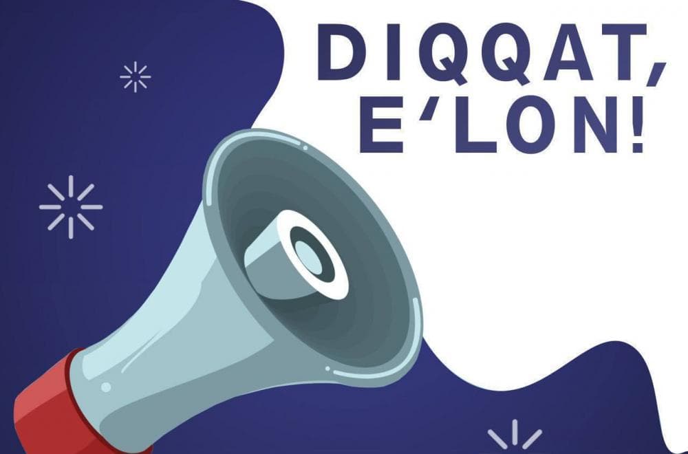 E’LON! Jamoatchilik eshituvi