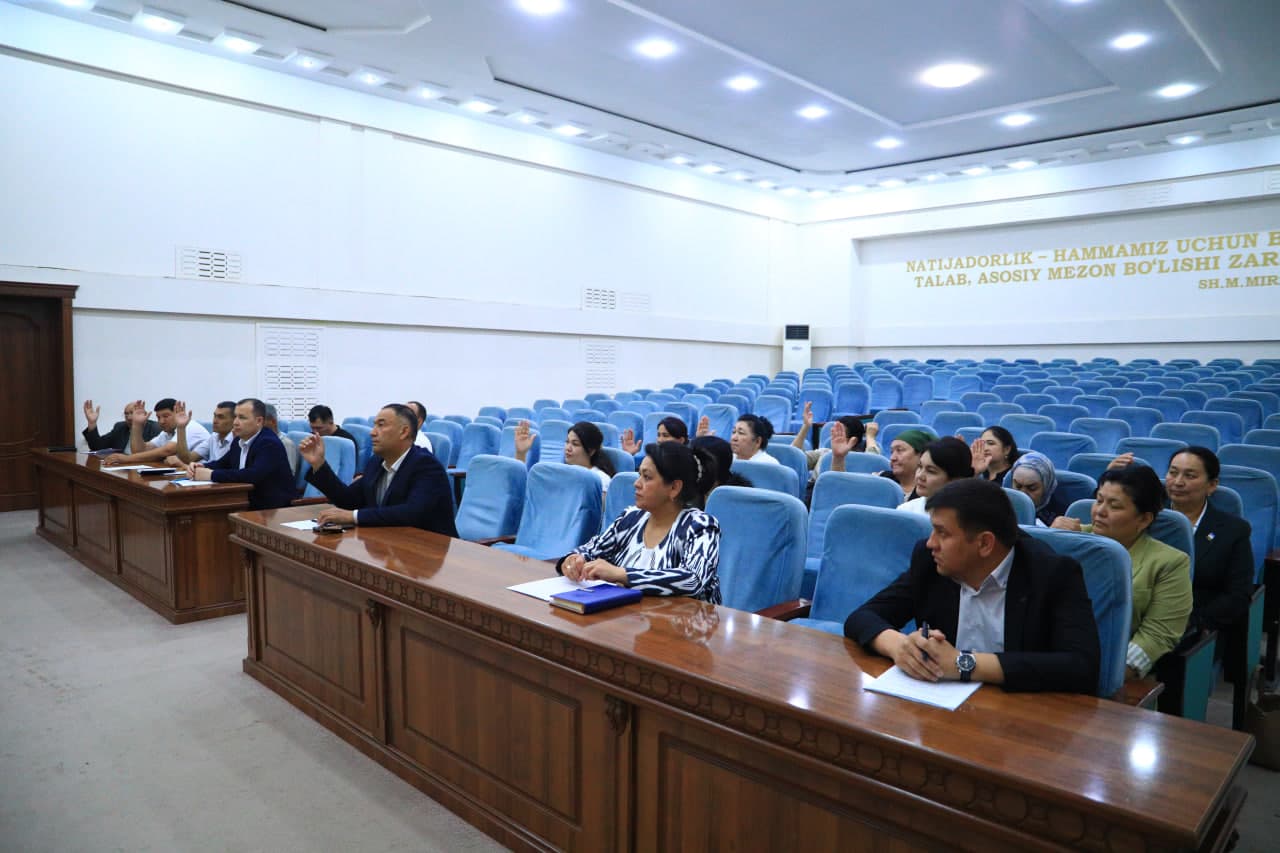 Xalq deputatlari Gurlan tumani Kengashining yigirma beshinchi sessiyasi bo‘lib o‘tdi