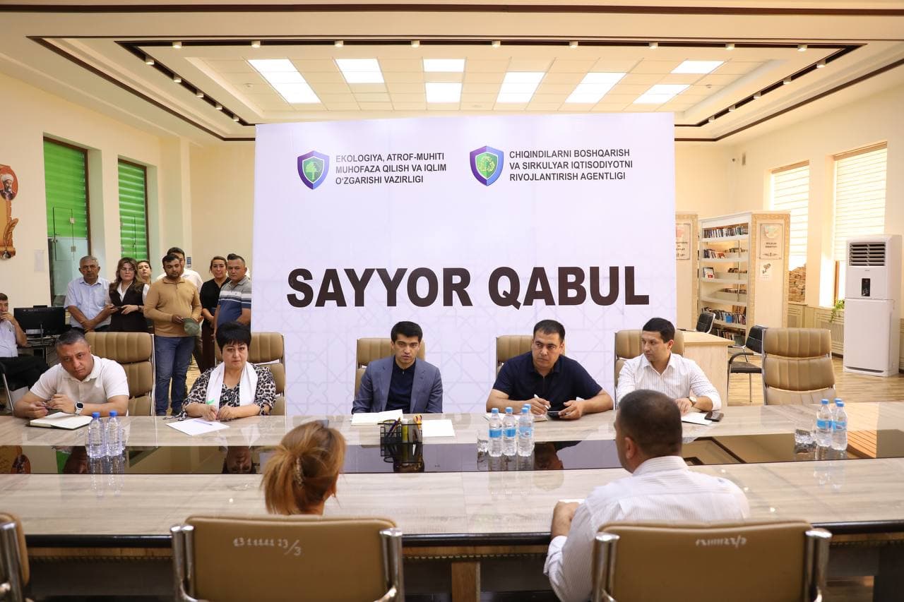 Чиқиндиларни бошқариш агентлиги Когонда аҳоли мурожаатлари ечимига доир сайёр қабул ўтказди