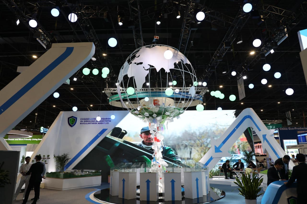 “Эсо Эхпо-2025”да маҳаллий ва хорижий тажриба алмашиш орқали чиқинди муаммоларига ечим тақдим этилди