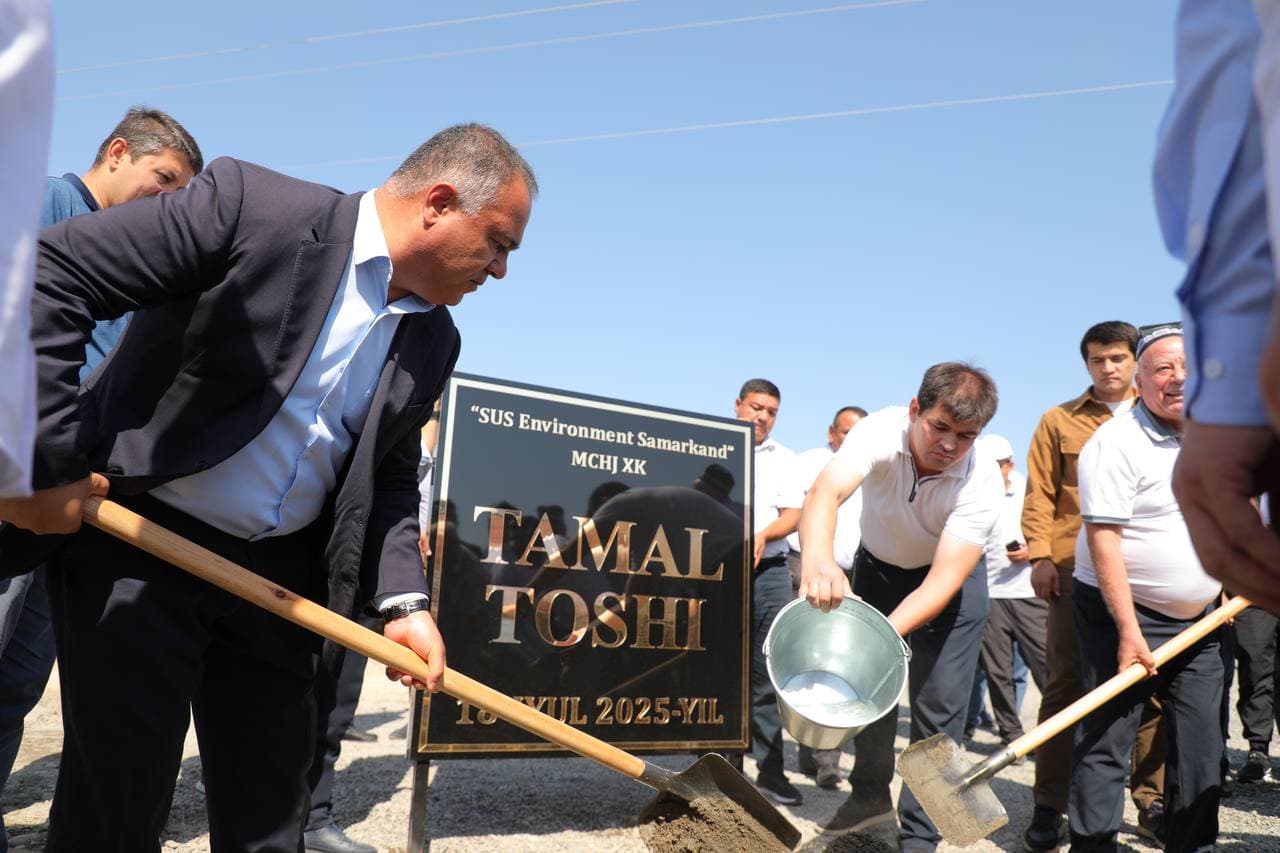 В Самарканде стартовало строительство завода по сжиганию отходов