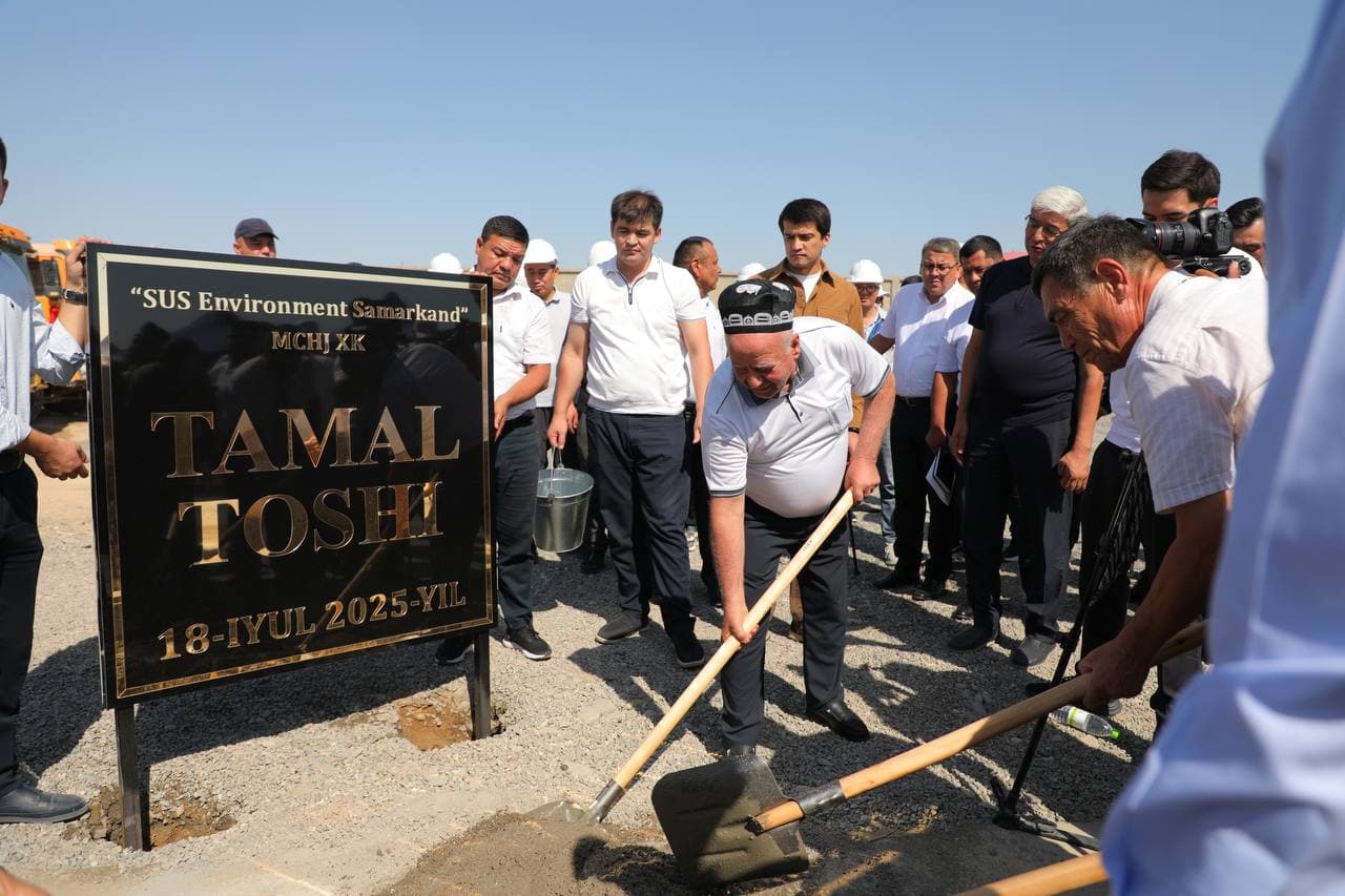 В Самарканде стартовало строительство завода по сжиганию отходов
