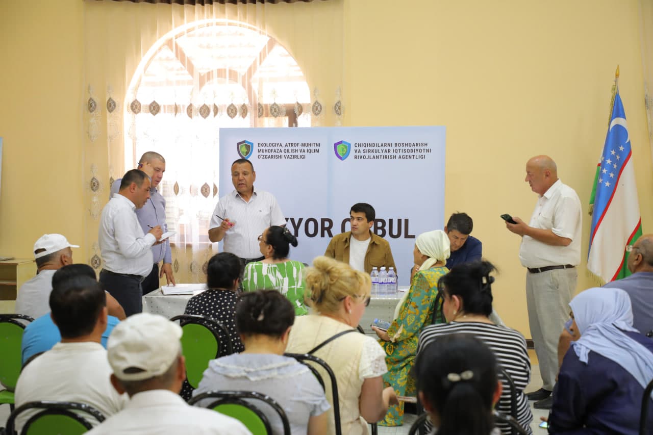 Выездной приём: Агентство по управлению отходами изучило обращения населения в Самарканде