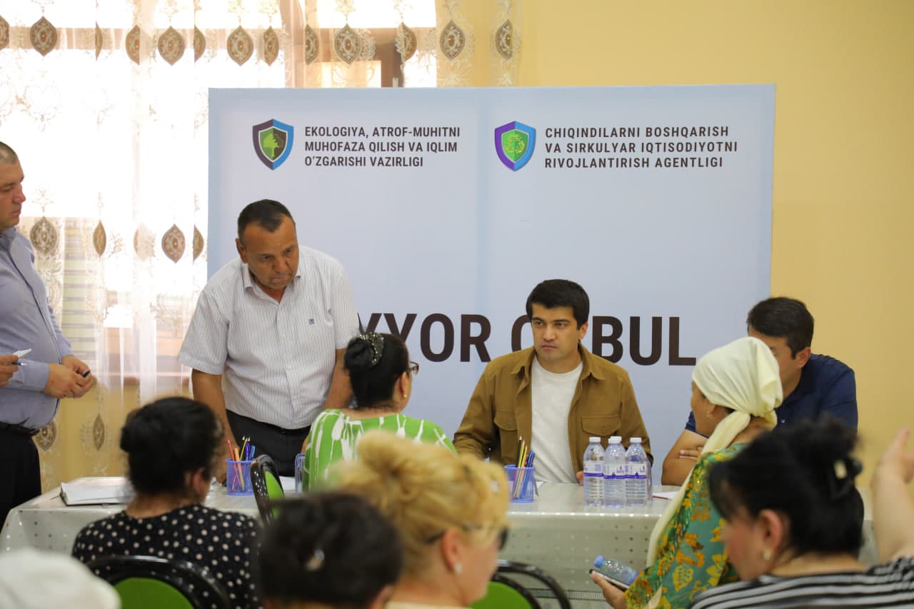 Выездной приём: Агентство по управлению отходами изучило обращения населения в Самарканде