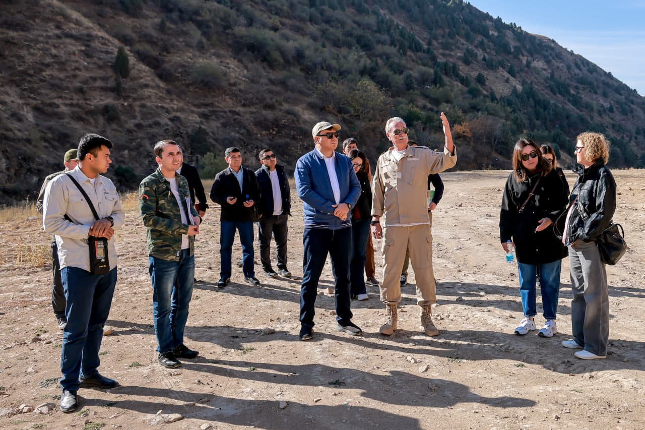 YeTTB delegatsiyasi sobiq uran konlarini rekultivatsiya qilish bo‘yicha amalga oshirilgan ishlar natijalari bilan tanishdi