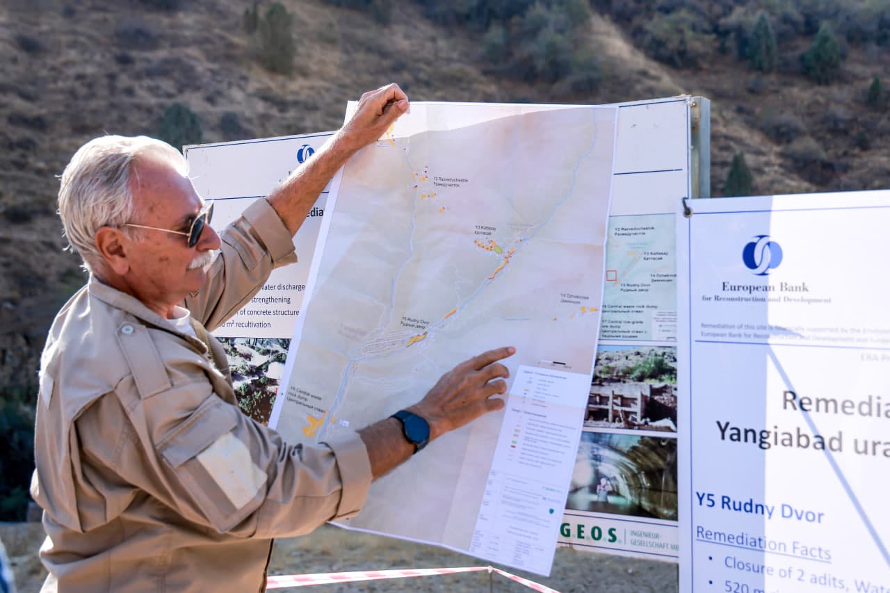 YeTTB delegatsiyasi sobiq uran konlarini rekultivatsiya qilish bo‘yicha amalga oshirilgan ishlar natijalari bilan tanishdi