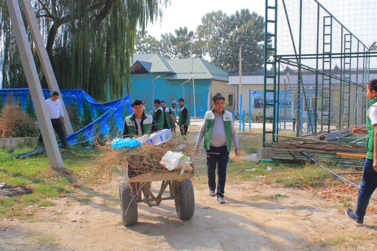 Tozalik oyligining dastlabki o‘n besh kunida hududlar 243 ming tonna chiqindidan tozalandi
