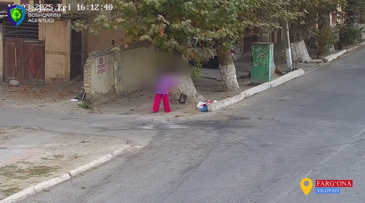 С начала года в Узбекистане выявлено почти 10 тысяч случаев незаконного выброса отходов в неустановленные места