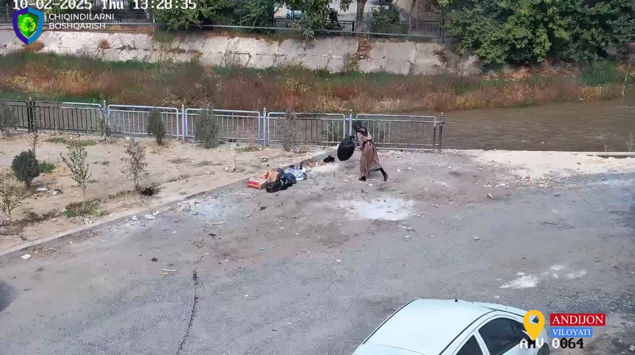 С начала года в Узбекистане выявлено почти 10 тысяч случаев незаконного выброса отходов в неустановленные места