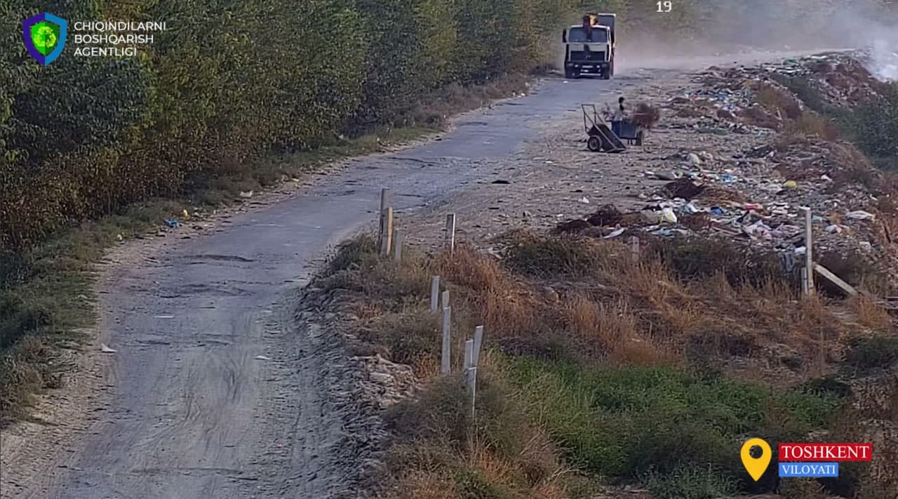С начала года в Узбекистане выявлено почти 10 тысяч случаев незаконного выброса отходов в неустановленные места