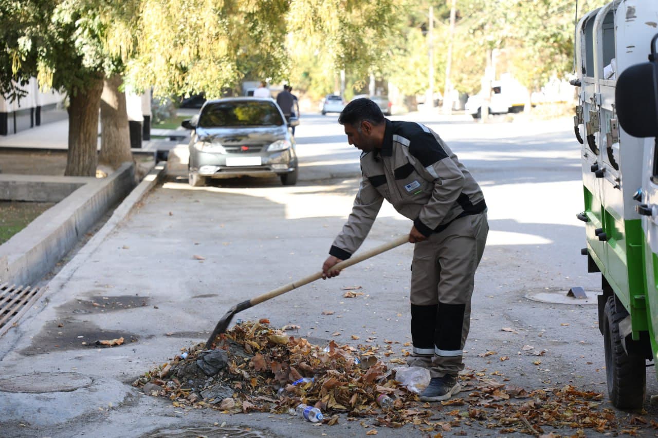 Over 14 days, nearly 500 tons of solid household waste were removed in Samarkand