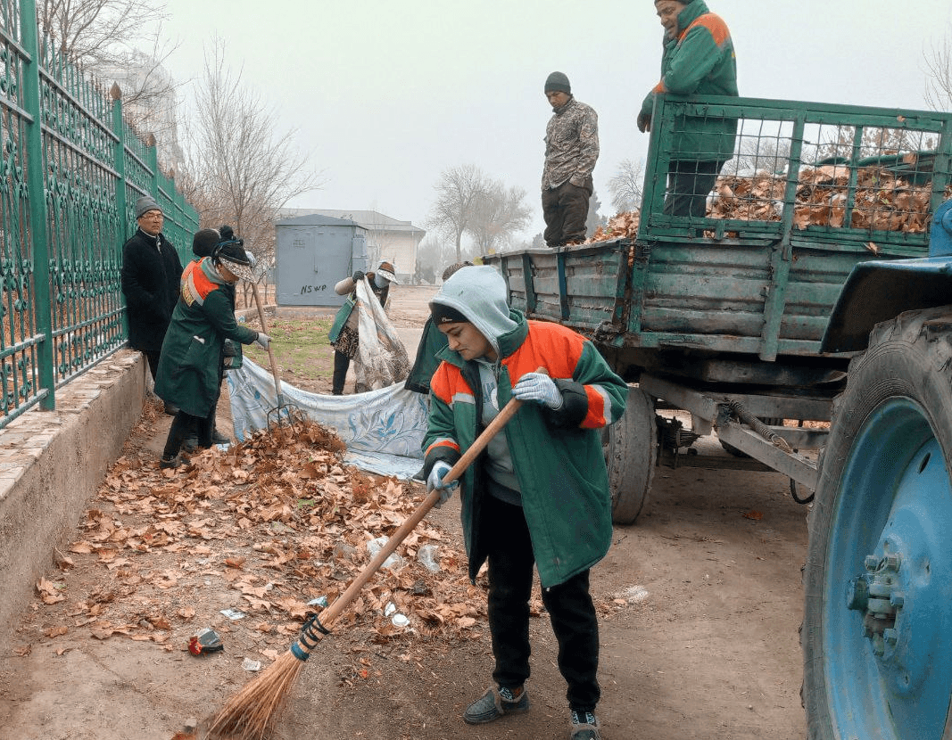 “Dolzarb 20 kunlik” tozalik tadbirlari qizg‘in davom etmoqda