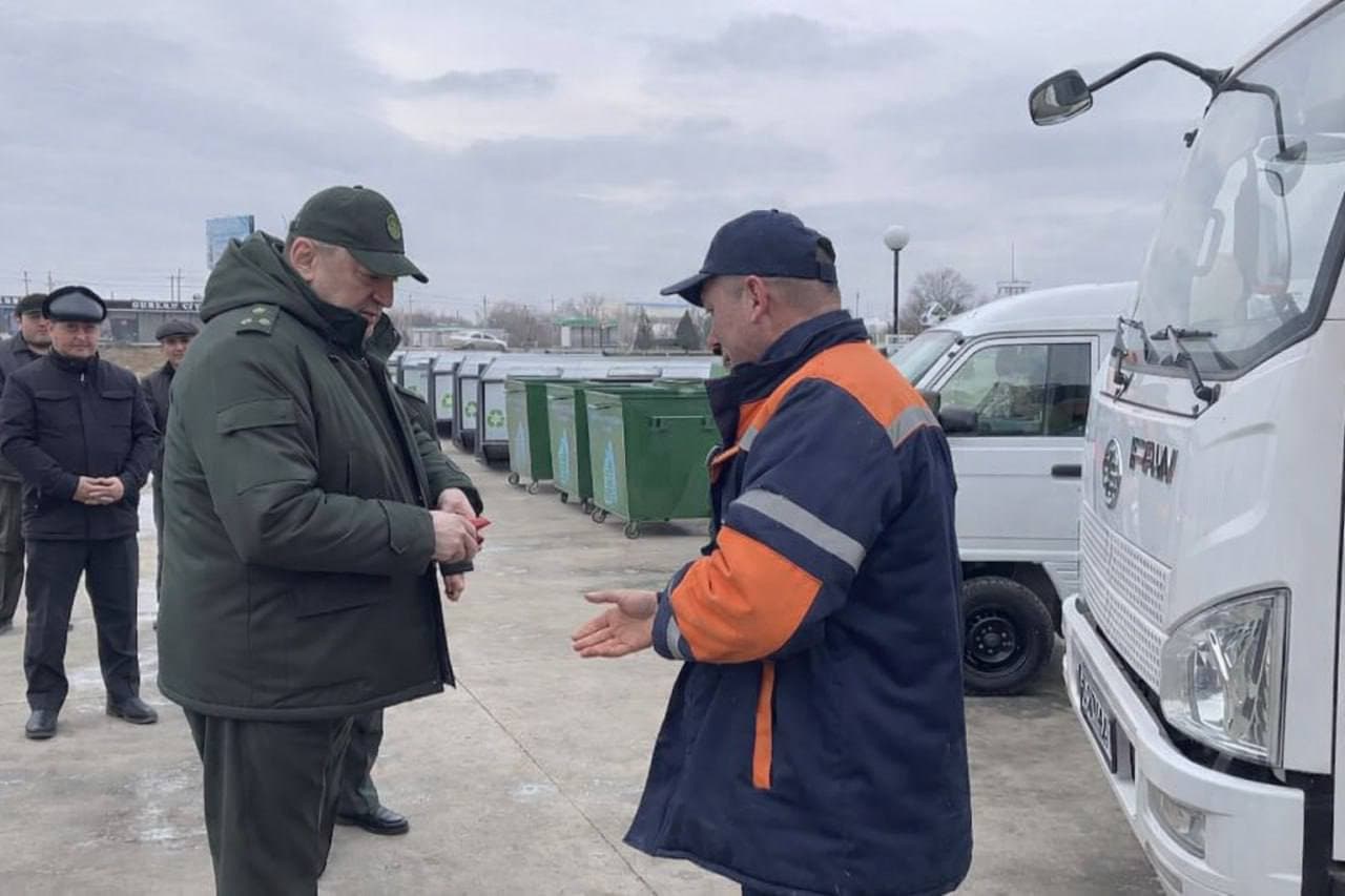 Zamonaviy texnikalar hududlar tozaligiga xizmat qiladi