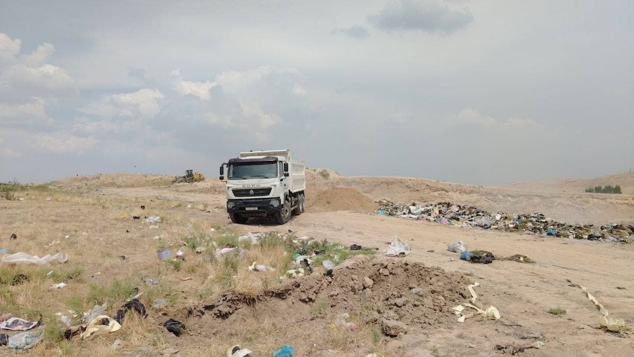 На ряде полигонов отходов проведены санитарно-экологические мероприятия