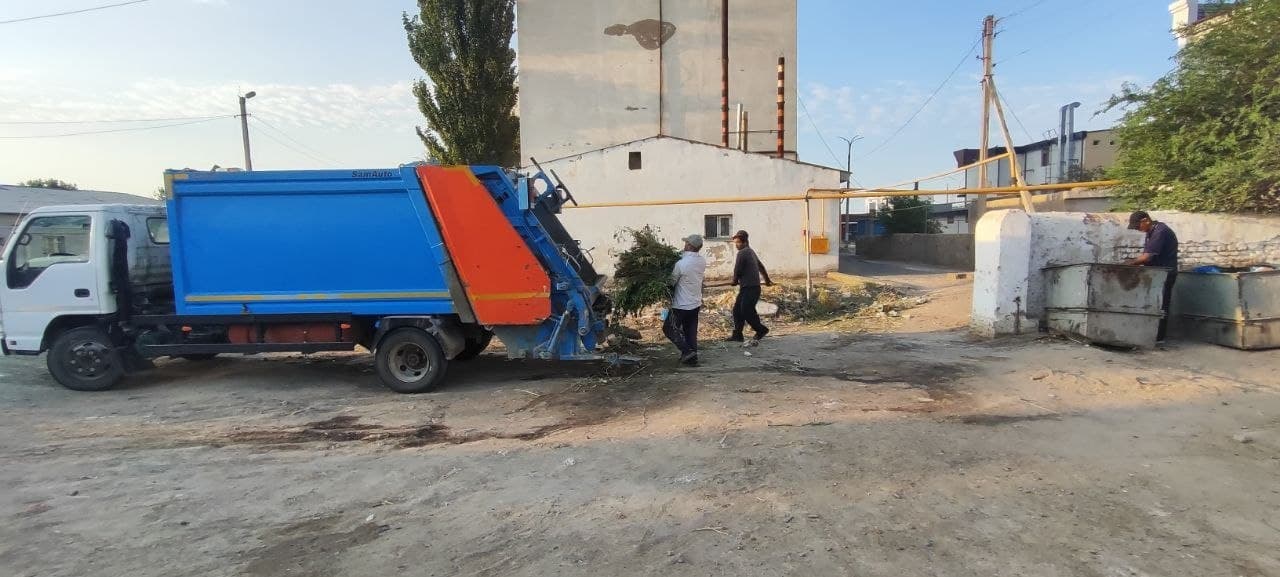 Mustaqillik bayrami arafasida “Dolzarb 40 kunlik” tozalik tadbirlari davom etmoqda