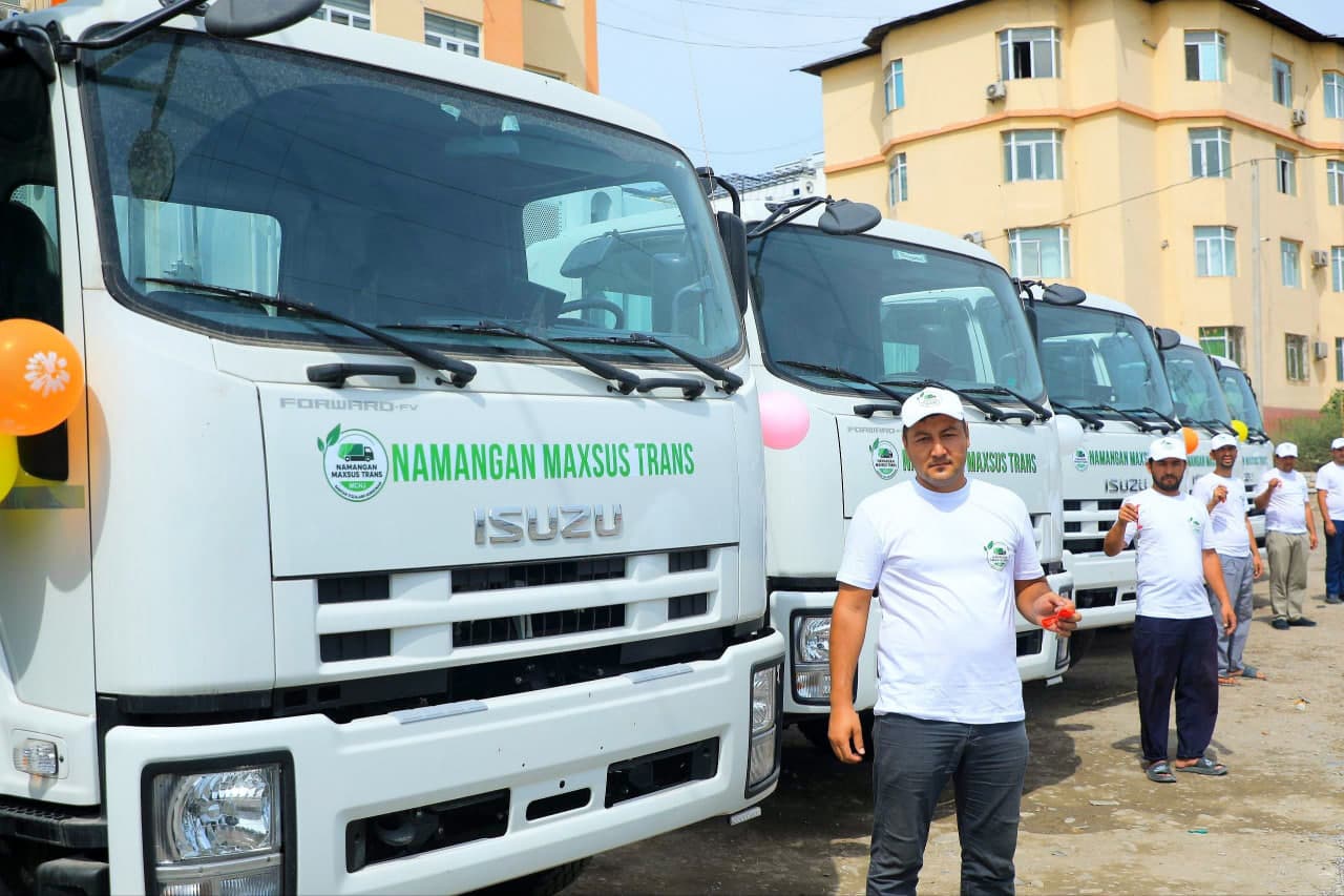 Namanganda yangi chiqindi yig‘ish shoxobchasi ishga tushirildi