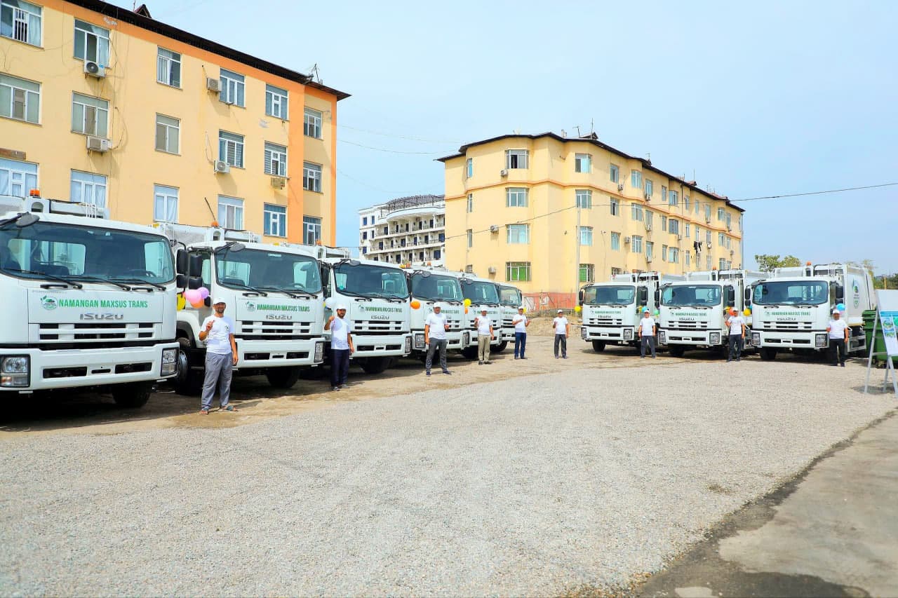 Namanganda yangi chiqindi yig‘ish shoxobchasi ishga tushirildi