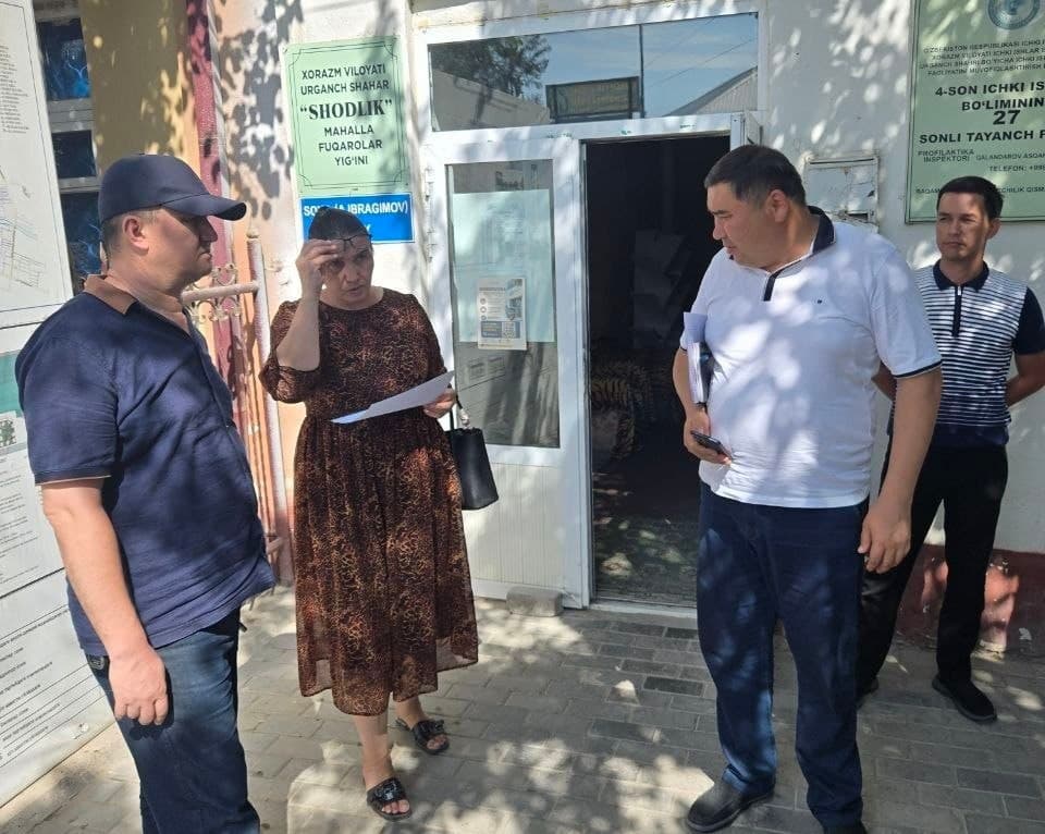 В Хорезме в рамках "Актуальных 40 дней" усилена работа по контролю и очистке