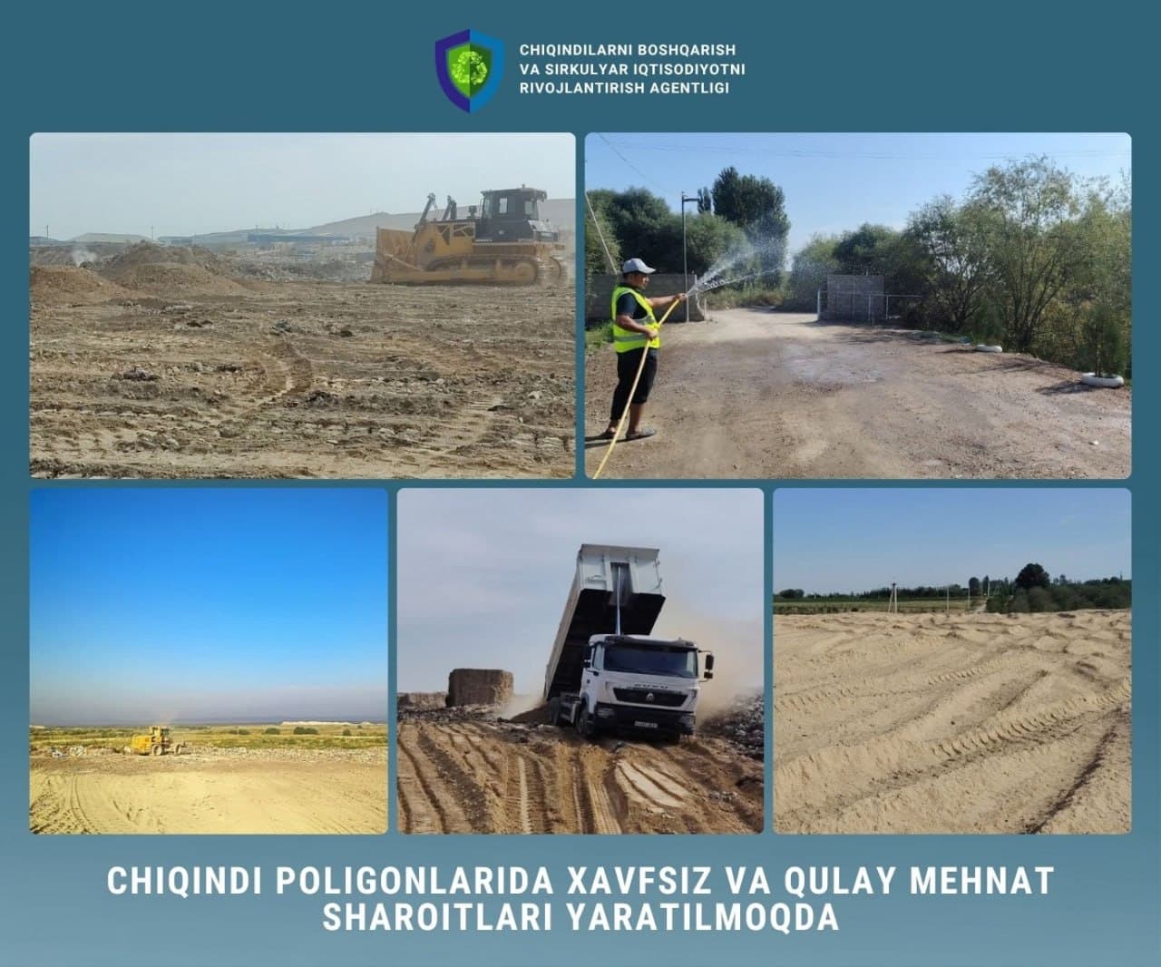 На полигонах отходов создаются безопасные и комфортные условия труда
